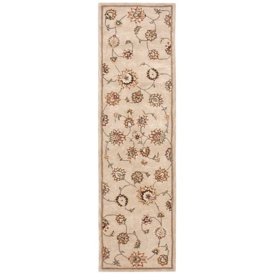 Nourison 2000 2360 Runner Rug, Beige, 2'3" x 8'