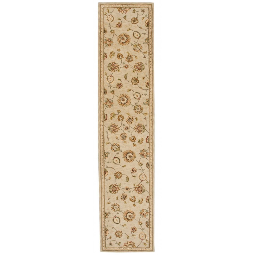 Nourison 2000 2360 Runner Rug, Beige, 2'6" x 12'