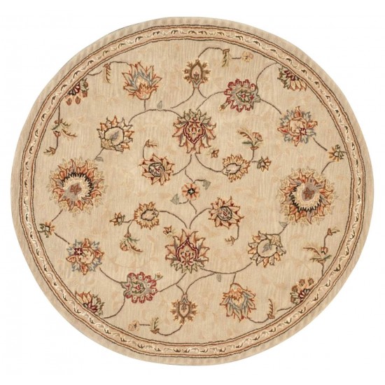 Nourison 2000 2360 Area Rug, Beige, 4' x Round