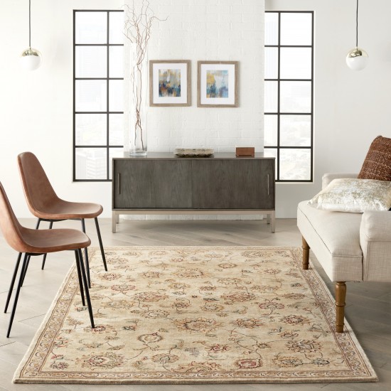 Nourison 2000 2360 Area Rug, Beige, 5'6" x 8'6"