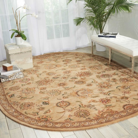 Nourison 2000 2360 Area Rug, Beige, 7'6" x 9'6" Oval