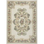 Nourison Aubusson ABS1 Area Rug, Ivory, 3'3" x 5'3"