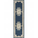 Nourison Aubusson ABS1 Runner Rug, Navy, 2'2" x 12'