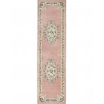 Nourison Aubusson ABS1 Runner Rug, Pink, 2'2" x 7'6"