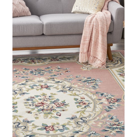 Nourison Aubusson ABS1 Area Rug, Pink, 7'10" x 10'6"