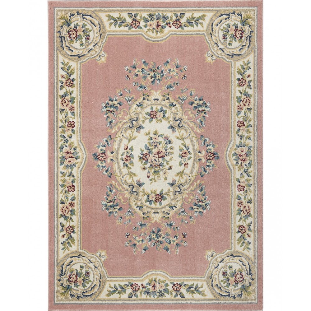 Nourison Aubusson ABS1 Area Rug, Pink, 8'10" x 11'10"