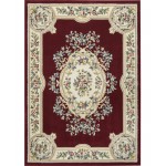 Nourison Aubusson ABS1 Area Rug, Red, 3'3" x 5'3"