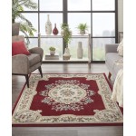 Nourison Aubusson ABS1 Area Rug, Red, 3'3" x 5'3"