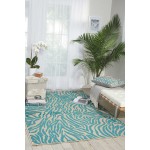 Nourison Aloha ALH04 Indoor/Outdoor Area Rug, Blue, 7'10" x 10'6"