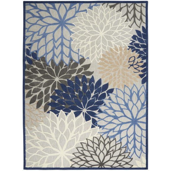 Nourison Aloha ALH05 Area Rug, Blue/Multicolor, 10' x 14'