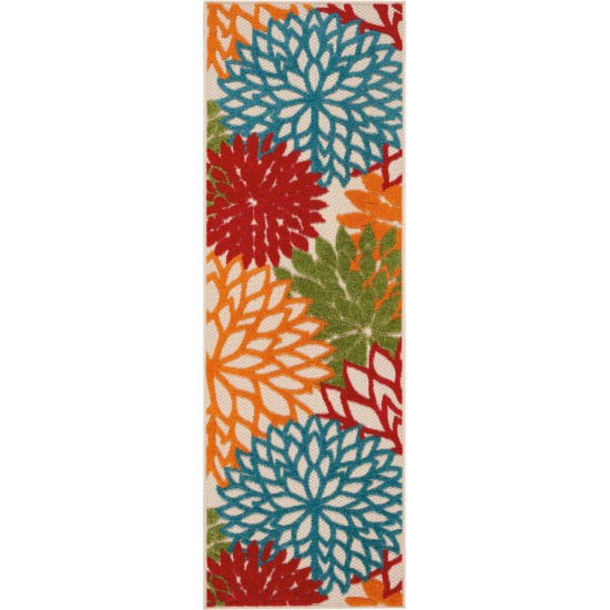 Nourison Aloha ALH05 Runner Rug, Green, 2' x 6'