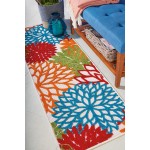 Nourison Aloha ALH05 Runner Rug, Green, 2' x 6'