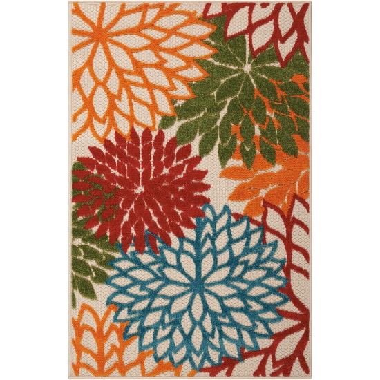 Nourison Aloha ALH05 Area Rug, Green, 2'8" x 4'