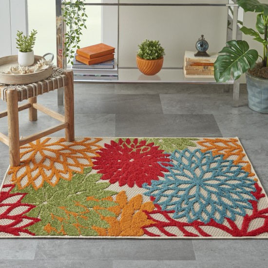 Nourison Aloha ALH05 Area Rug, Green, 2'8" x 4'