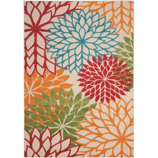 Nourison Aloha ALH05 Area Rug, Green, 3'6" x 5'6"