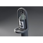 Metadil Pisa Matte Black Steel Sanitizer Dispenser
