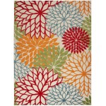 Nourison Aloha ALH05 Indoor/Outdoor Area Rug, Green, 9' x 12'