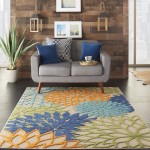 Nourison Aloha ALH05 Area Rug, Multicolor, 6' x 9'