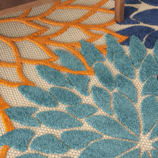 Nourison Aloha ALH05 Indoor/Outdoor Area Rug, Multicolor, 7'10" x 10'6"