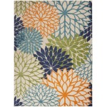 Nourison Aloha ALH05 Indoor/Outdoor Area Rug, Multicolor, 9' x 12'