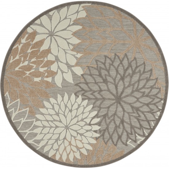 Nourison Aloha ALH05 Area Rug, Natural, 4' x Round