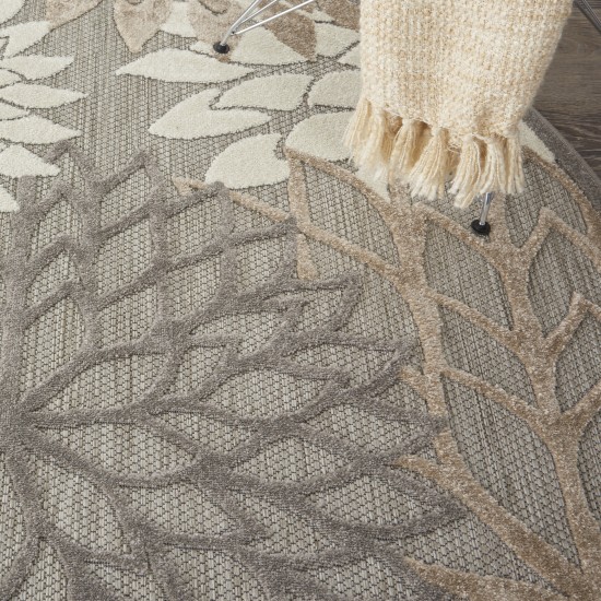 Nourison Aloha ALH05 Area Rug, Natural, 4' x Round