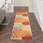 Nourison Aloha ALH05 Runner Rug, Red/Multicolor, 2'3" x 10'