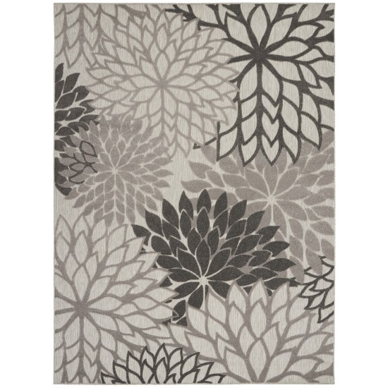 Nourison Aloha ALH05 Area Rug, Silver Grey, 7'10" x 10'6"