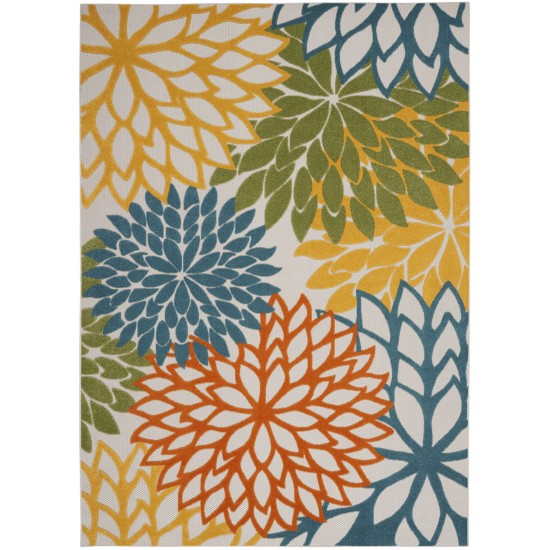 Nourison Aloha ALH05 Area Rug, Turquoise/Multicolor, 12' x 15'