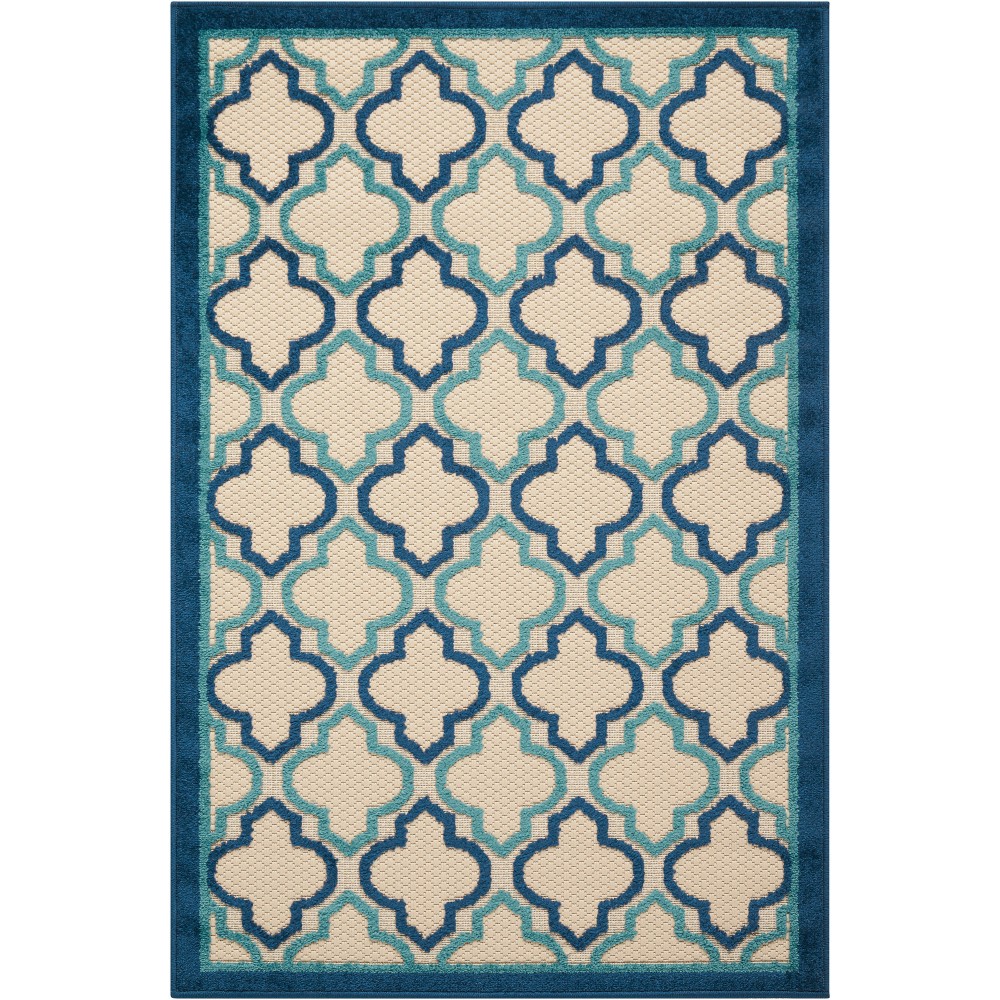 Nourison Aloha ALH06 Area Rug, Navy, 2'8" x 4'