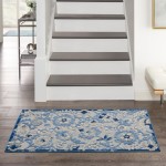 Nourison Aloha ALH17 Area Rug, Blue/Grey, 2'8" x 4'