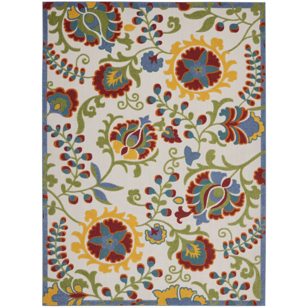 Nourison Aloha ALH17 Area Rug, Ivory/Multicolor, 12' x 15'