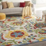 Nourison Aloha ALH17 Area Rug, Ivory/Multicolor, 7' x 10'