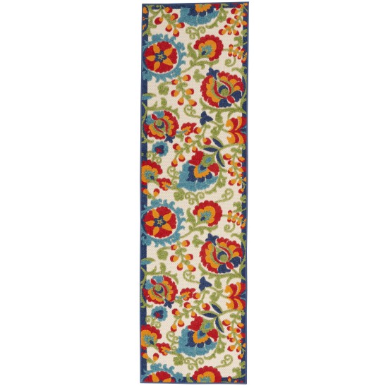 Nourison Aloha ALH17 Runner Rug, Multicolor, 2' x 6'