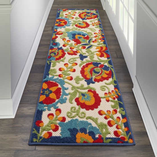 Nourison Aloha ALH17 Runner Rug, Multicolor, 2' x 6'