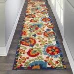 Nourison Aloha ALH17 Runner Rug, Multicolor, 2'3" x 10'