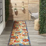 Nourison Aloha ALH17 Runner Rug, Multicolor, 2'3" x 10'