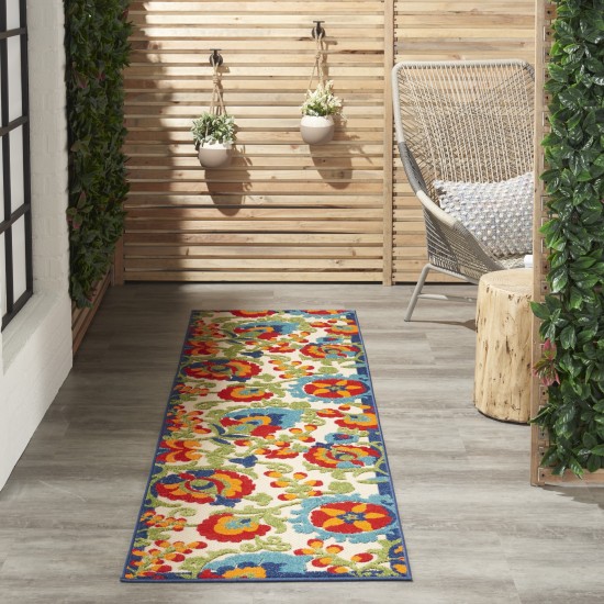 Nourison Aloha ALH17 Runner Rug, Multicolor, 2'3"X 8'