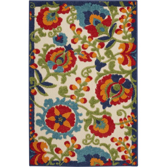 Nourison Aloha ALH17 Area Rug, Multicolor, 2'8" x 4'