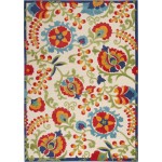 Nourison Aloha ALH17 Area Rug, Multicolor, 3'6" x 5'6"