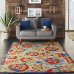 Nourison Aloha ALH17 Area Rug, Multicolor, 3'6" x 5'6"