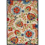 Nourison Aloha ALH17 Area Rug, Multicolor, 6' x 9'