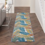 Nourison Aloha ALH18 Runner Rug, Ivory/Multicolor, 2'3" x 10'