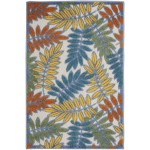 Nourison Aloha ALH18 Area Rug, Ivory/Multicolor, 2'8" x 4'