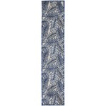 Nourison Aloha ALH18 Runner Rug, Ivory/Navy, 2'3" x 12'