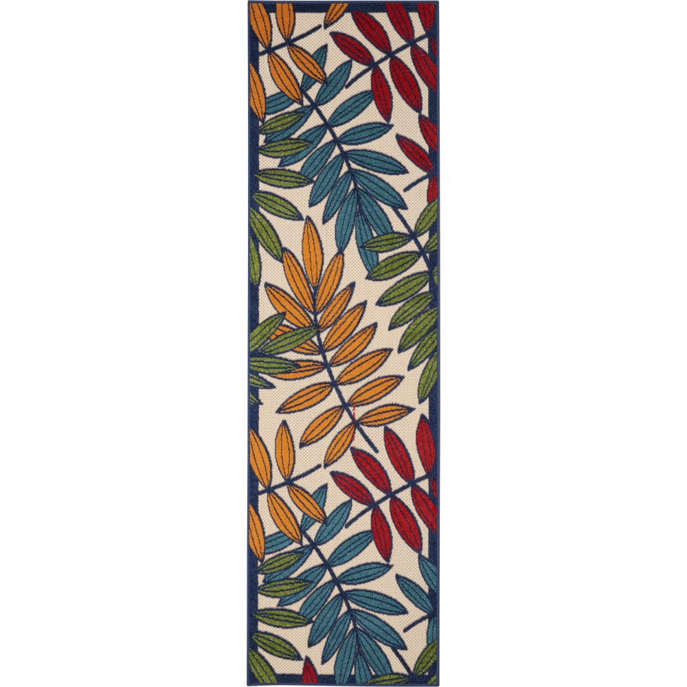 Nourison Aloha ALH18 Runner Rug, Multicolor, 2' x 6' Nourison Aloha ALH18 Runner Rug, Multicolor, 2' x 6'