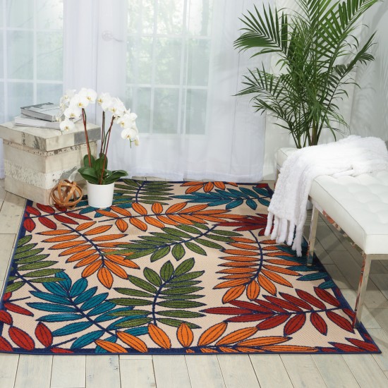 Nourison Aloha ALH18 Area Rug, Multicolor, 5'3" x 7'5"