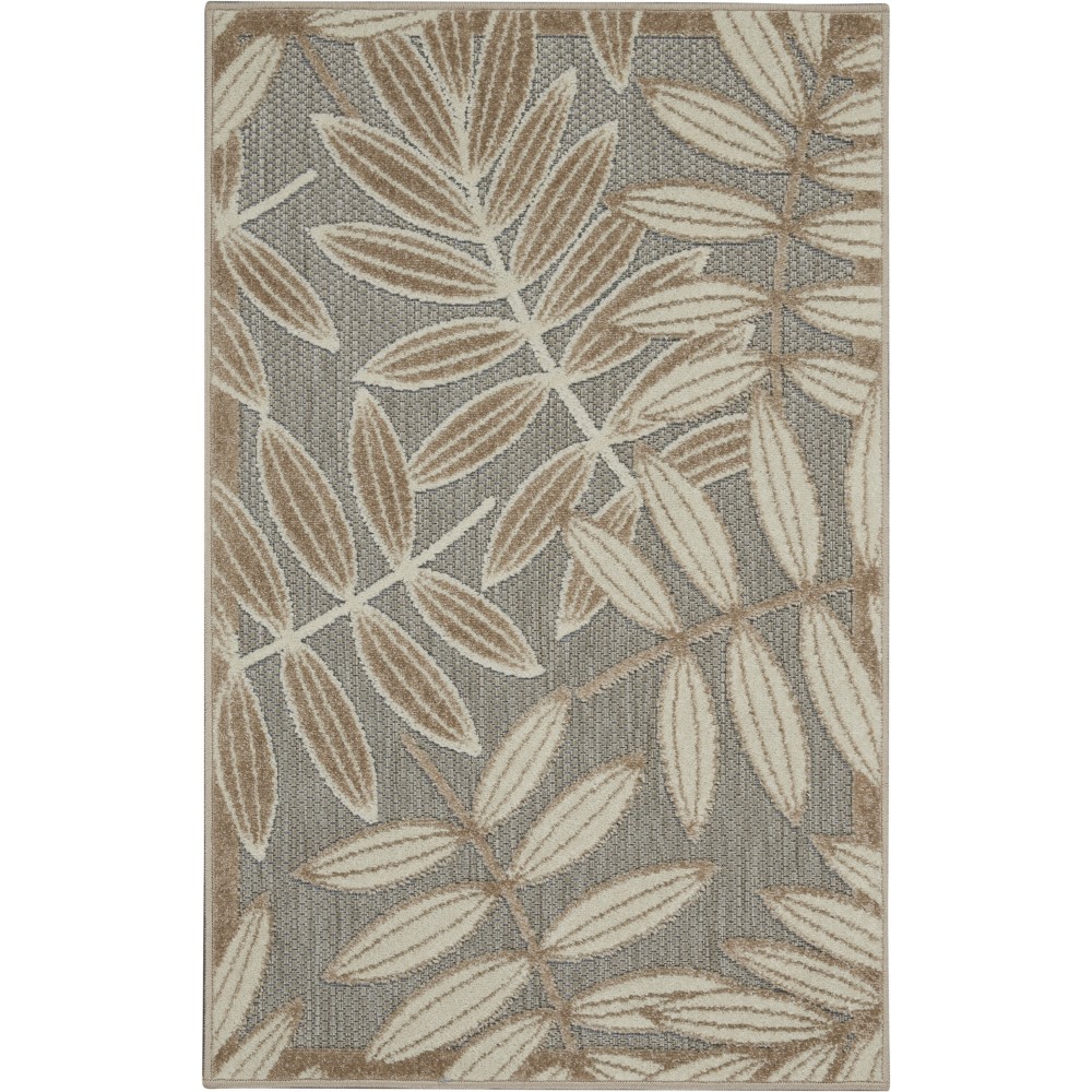 Nourison Aloha ALH18 Area Rug, Natural, 2'8" x 4'