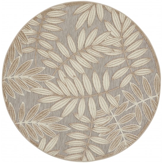 Nourison Aloha ALH18 Area Rug, Natural, 7'10" x Round