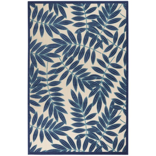 Nourison Aloha ALH18 Indoor/Outdoor Area Rug, Navy, 7' x 10'